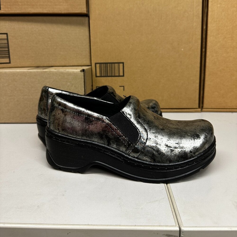 Klogs Naples - grey shimmer - size 6.5